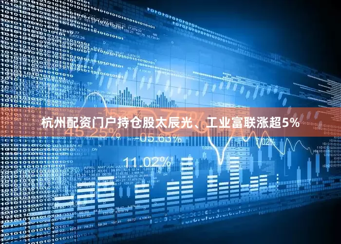 杭州配资门户持仓股太辰光、工业富联涨超5%