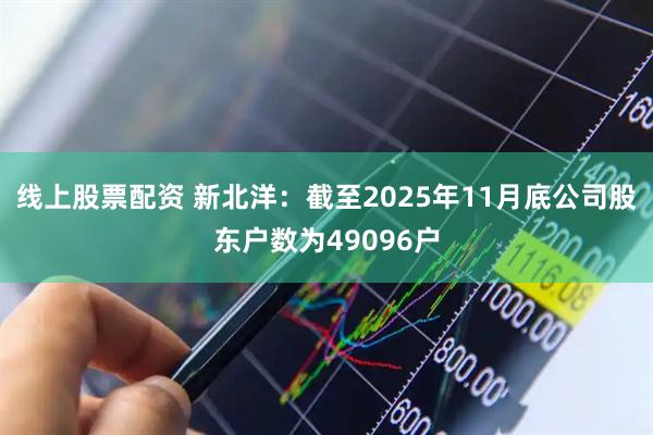 线上股票配资 新北洋：截至2025年11月底公司股东户数为49096户